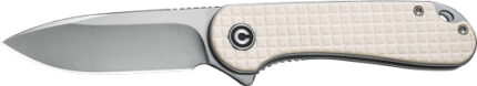 CIVIVI KNIFE ELEMENTUM 2.96" - IVORY G10/SATIN D2 LINER LOCK