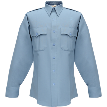 Deluxe Tropical Long Sleeve Shirt w/ Pleated Pockets