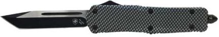 TEMPLAR KNIFE LARGE OTF CARBON - FIBER 3.5" BLACK TANTO