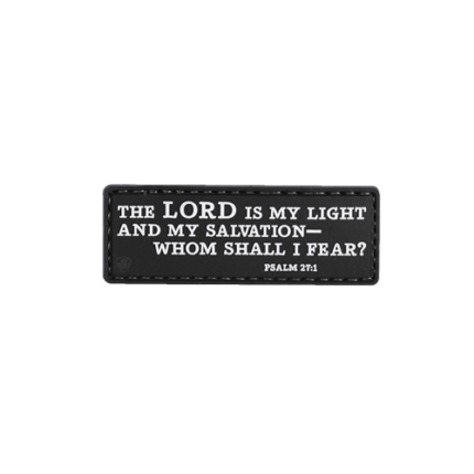 Psalm 27:1 Morale Patch